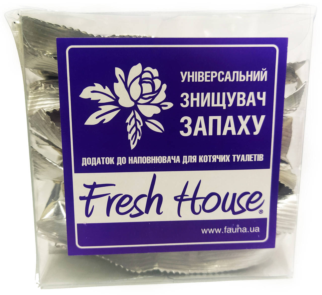 

Універсальний знищувач запаху Fresh House, 1 пакетик / 25г