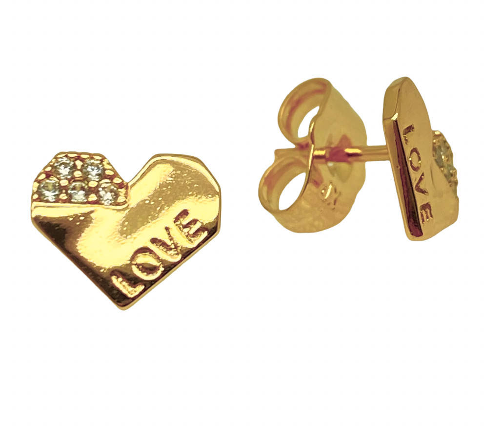 

Серьги гвоздики Xuping. 18k. 7х9 мм