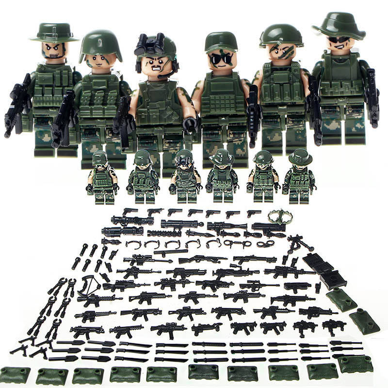 

Фигурки swat спецназ военные солдаты lego BrickArms Лего бандиты