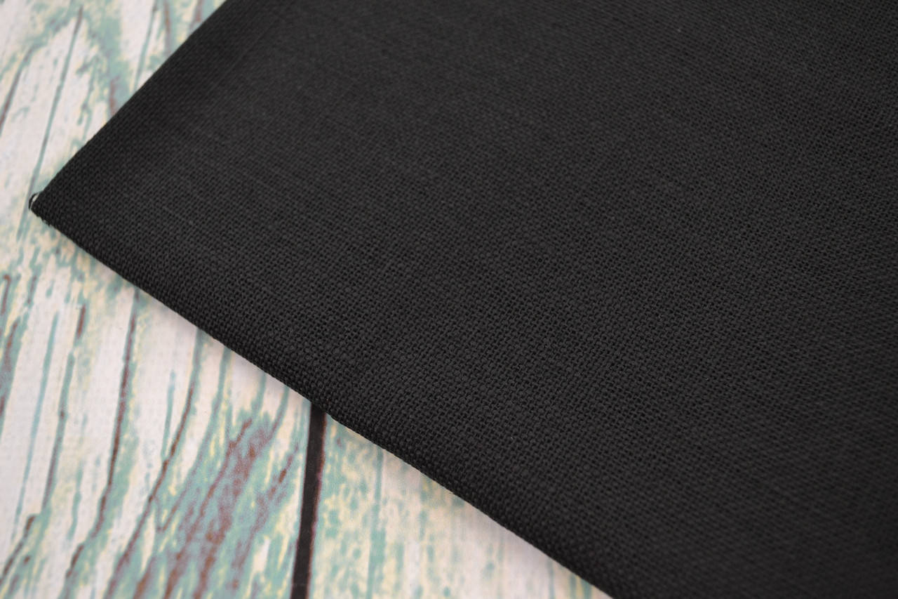 

Ткань равномерного плетения Permin 076/99 Black, 28 каунт