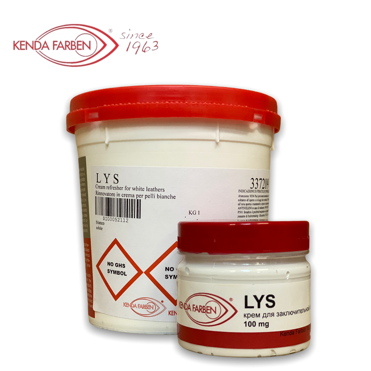 

Крем краска для белой кожи LYS Kenda Farben, цв. белый 140/1000г