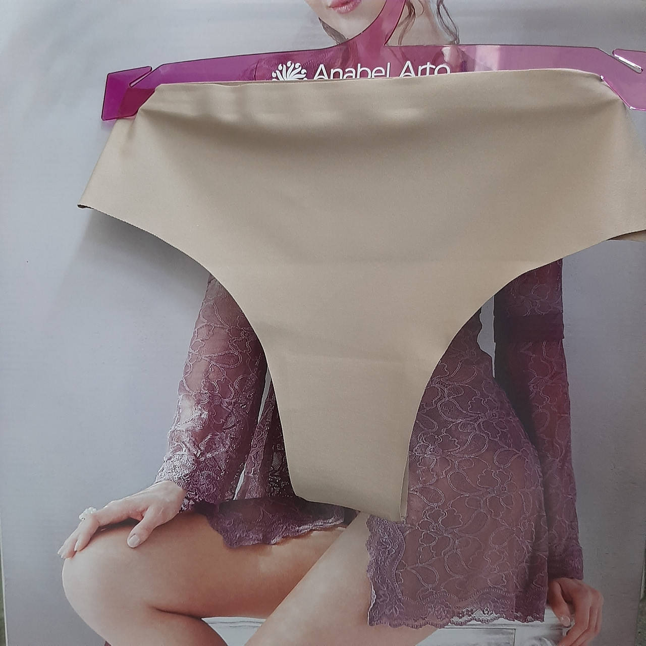 

Безшовні жіночі труси бразиліана 7030 -13 ANABEL ARTO Бежевый, 46(L)