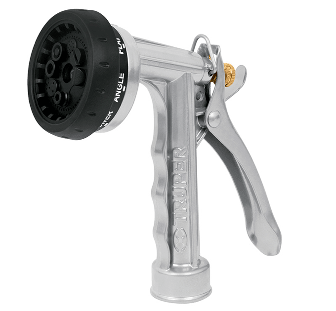 

Пистолет садовый для полива TRUPER цельнометаллический регулируемый (PR-108)
