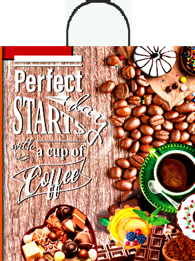 

Пакет с пластиковой ручкой 38х40/90мкм. "Зёрна" 25 шт/упаковка