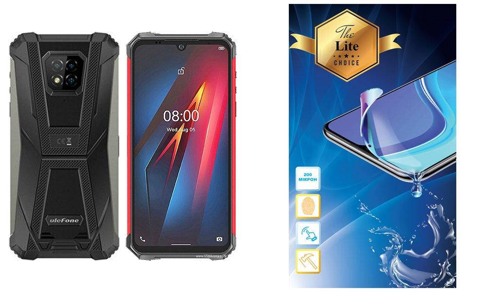 

Защитная пленка Armor Lite на экран Ulefone Armor 8, Прозрачный