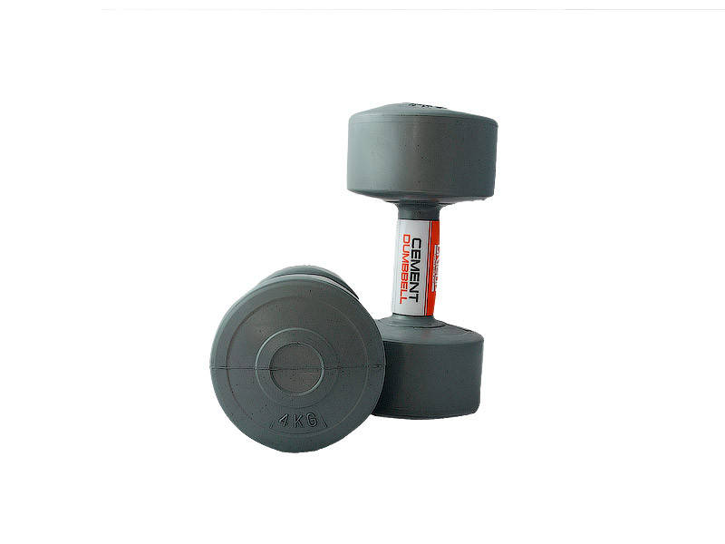 

Гантели с пластиковым покрытием LiveUp CEMENT DUMBELL, 2х4 кг, LS2003-4, Серый