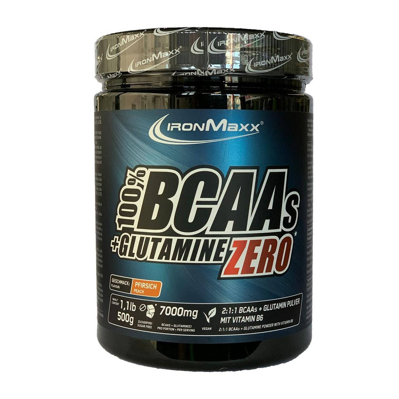 

Аминокислоты ВСАА+глутамин (100% BCAAs + Glutamine Zero) 500 г со вкусом вишни