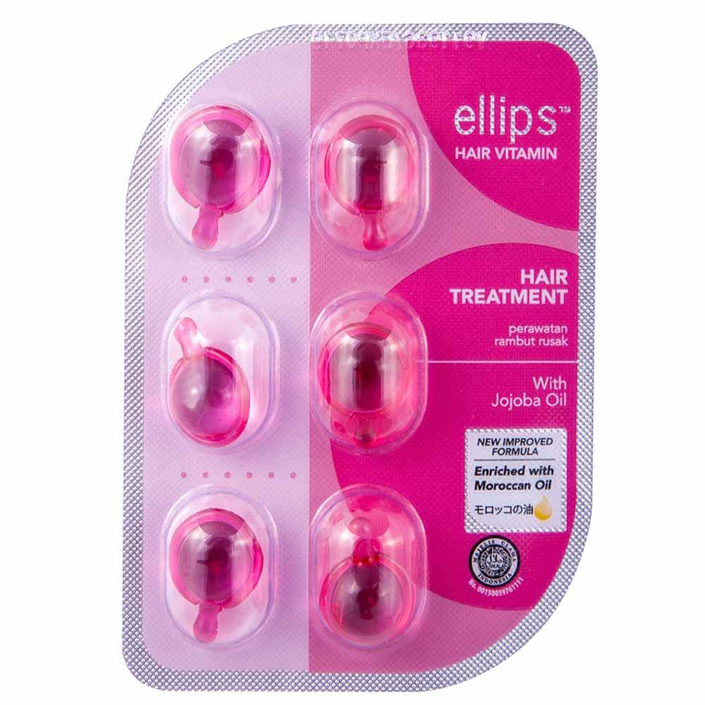 

Витаминные капсулы Терапия для волос с маслом Жожоба 6x1мл ТМ Ellipse