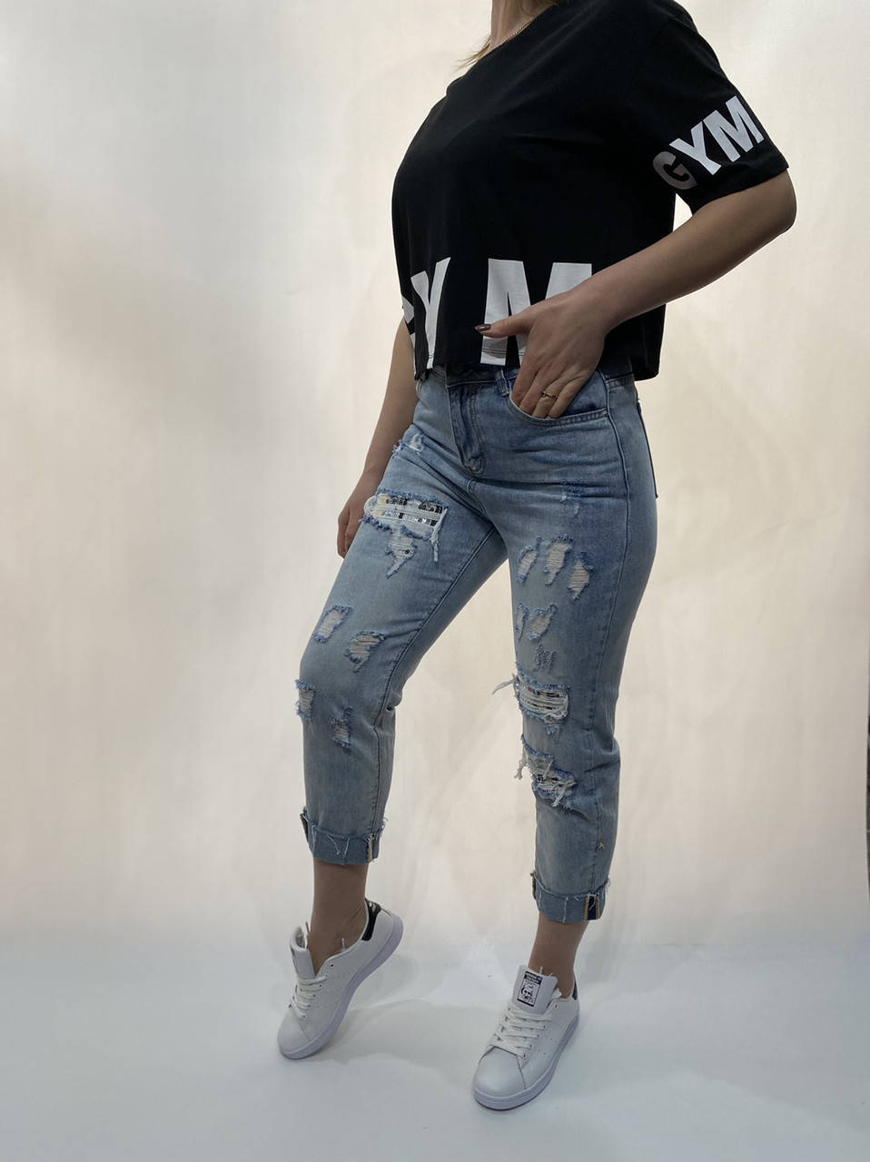 

Женские рваные джинсы 29 30