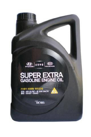 

Масло моторное Hyundai SupExtraGas 5W30 SL/GF-3 (4л) (MOBIS)
