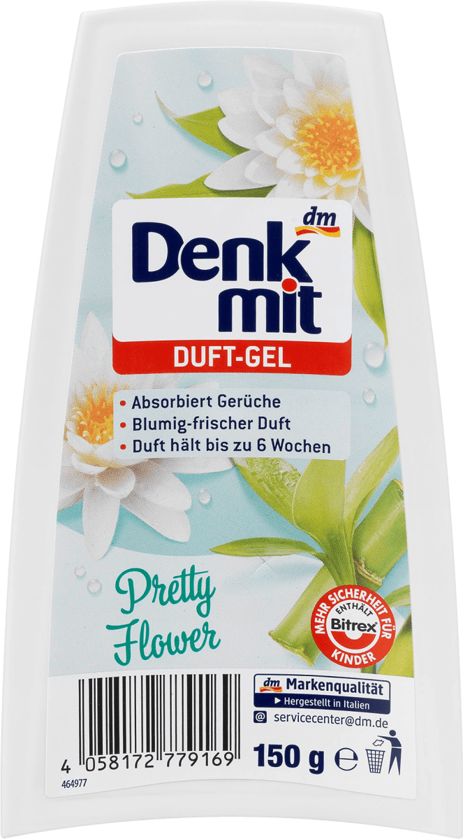 

Гелевый освежитель воздуха Denkmit Duft-Gel Pretty Flower, 150 гр.