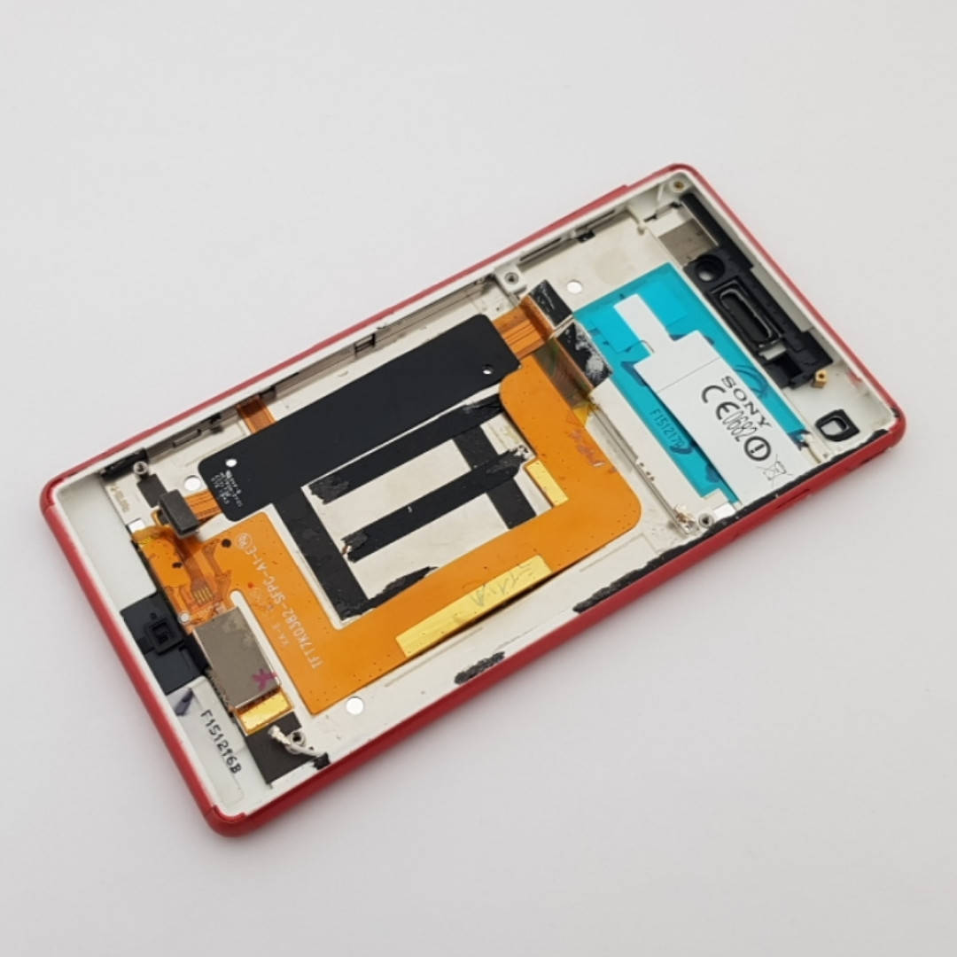 

Дисплей Sony Xperia M4 E2312 модуль красный Сервисный оригинал с разборки