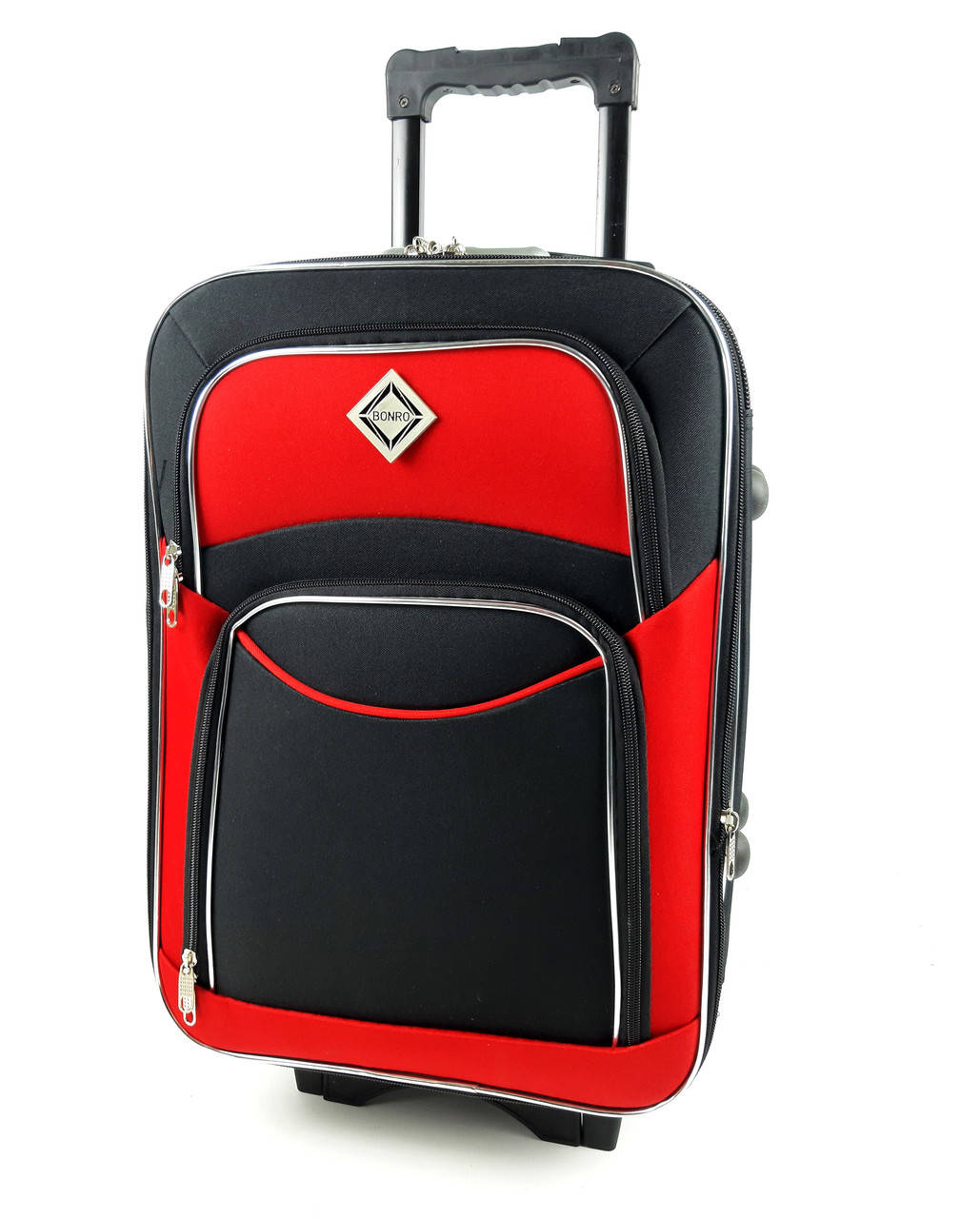 

тканевый чемодан Красный на колесах 65 литров