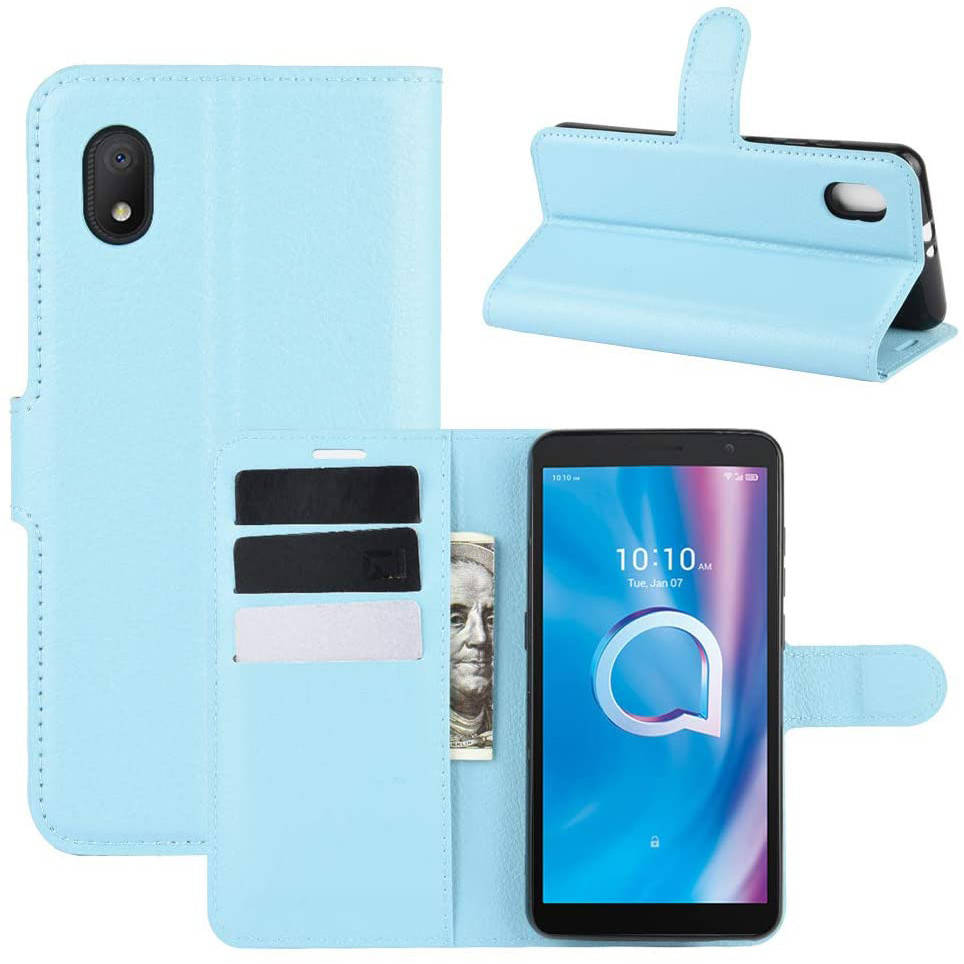 

Чехол-книжка Litchie Wallet для Alcatel 1B (5002H) Blue, Голубой