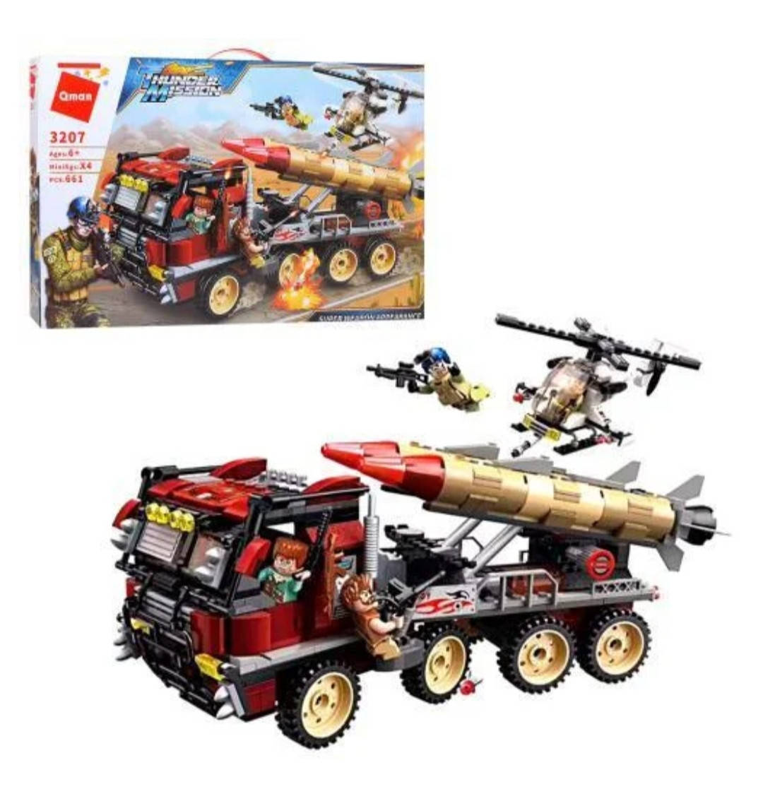 

Конструктор Brick\Qman 3207 "Ракетная установка", 661 деталей