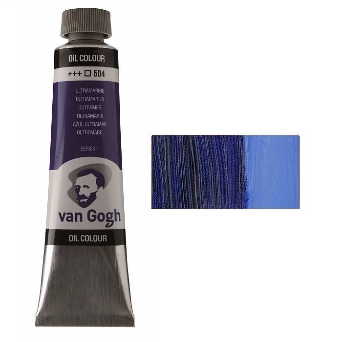 

Краска масляная Van Gogh (504) Ультрамарин, 40 мл, Royal Talens