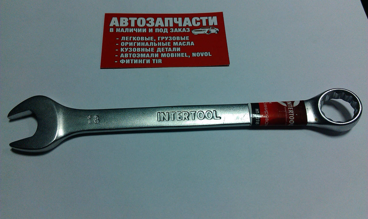 

Ключ рожково-накидной Intertool на 18