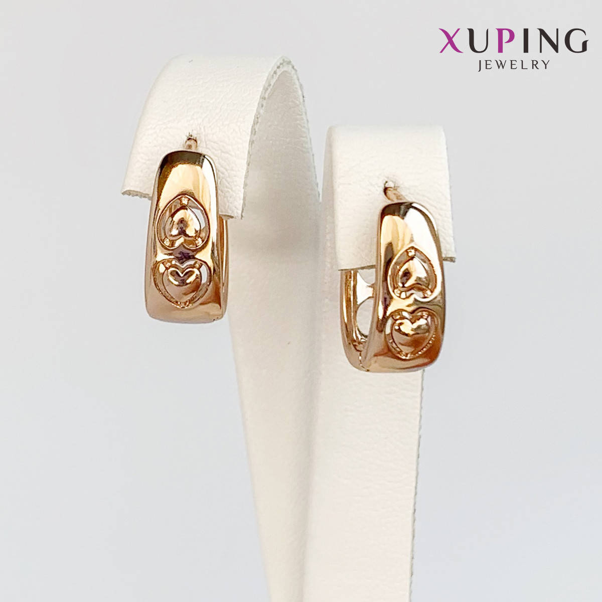 

Серьги Xuping, размер 18х7 мм, вес 3 г, позолота PO, ХР01069 (1)