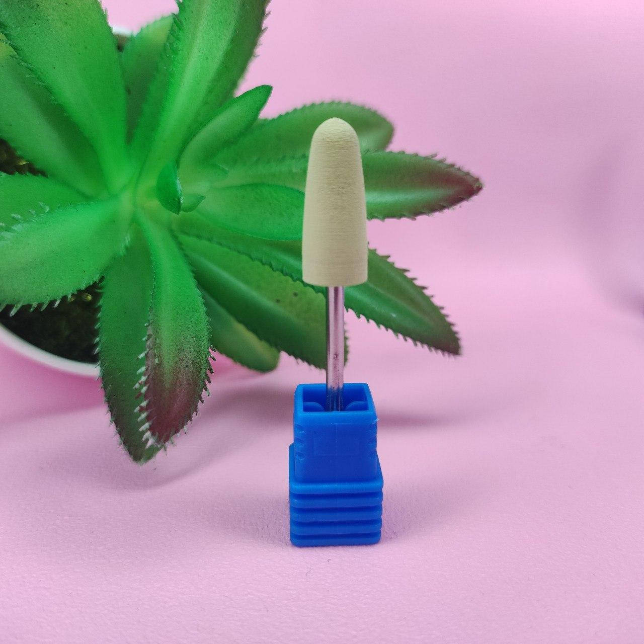 

Насадка для фрезера силиконовая полировочная конус, Зелёный