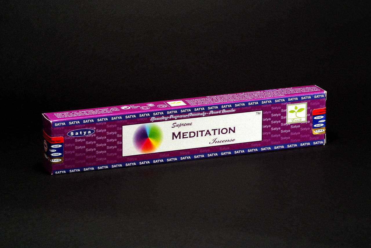 

Натуральные пыльцевые благовония Supreme Meditation (Медитация) от фирмы Satya (Сатья) 15 г