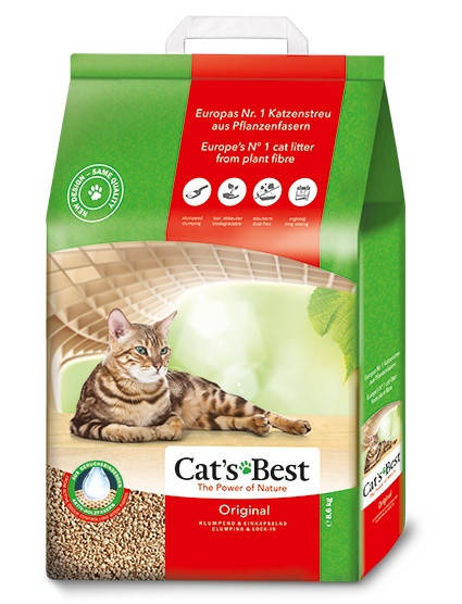 

Cat's Best Original 10л+2л ( 5,2 кг ) - наполнитель древесный