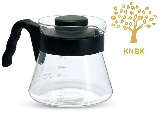 

Кофейный заварник Hario V60 450 мл (Сервер Харио) 01. VCS-01B, Прозрачный