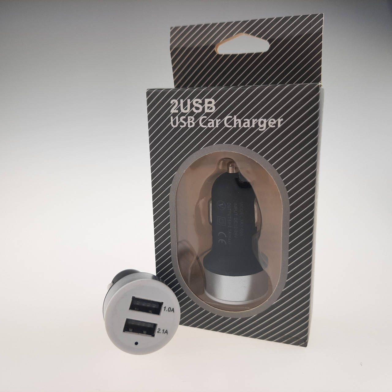

Переходник USB в прикуриватель на 2 входа (Черный цвет)