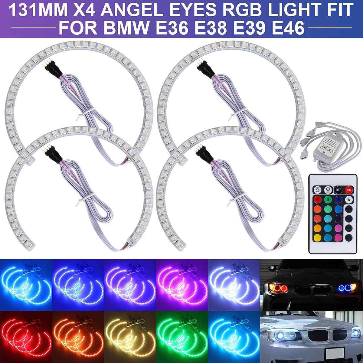 

Ангельские глазки LED RGB (диодные многоцветные) 16 цветов для BMW E46 Без линз