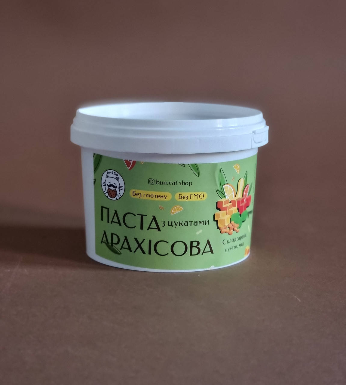 

Арахисовая паста с цукатами и медом 350 грамм
