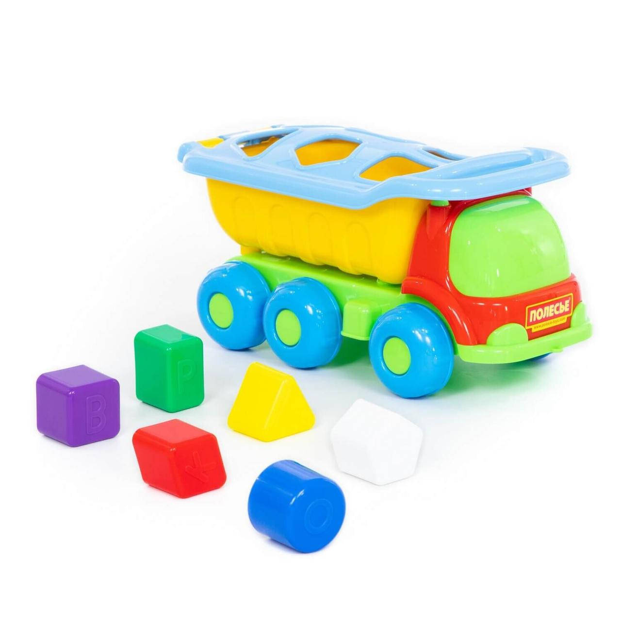 

Игрушка Polesie "Кеша", автомобиль-самосвал логический красно-желтый (46529-2)