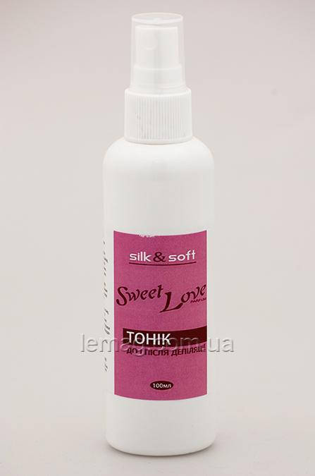 

Silk&Soft PARFUM SWEET LOVE Тоник до и после депиляции, 100 мл