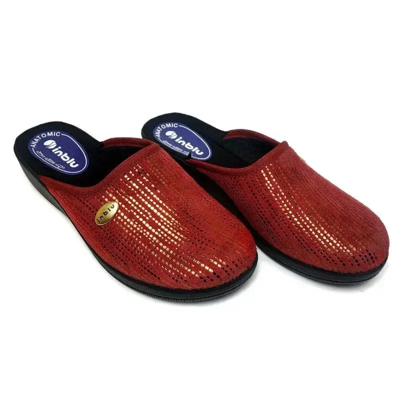 

Женские домашние тапочки Inblu на танкетке комнатные бордовые СL-3B 37 (23,5 см), Бордовый