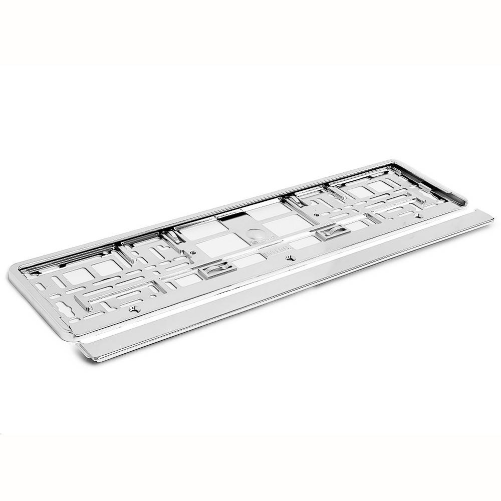 

Рамка под номер Elegant 100 587 на защелках (пластик) Хром