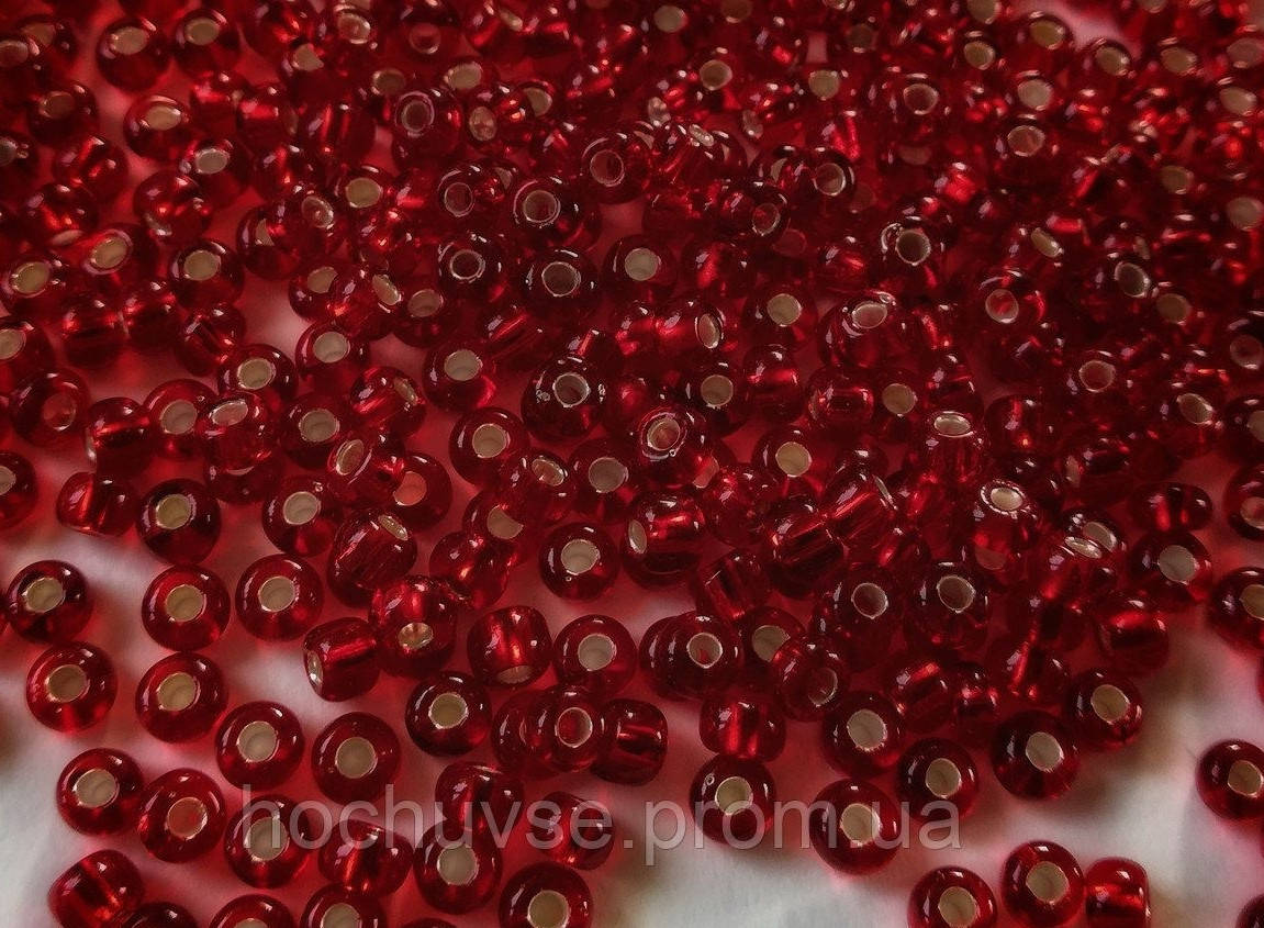 

97090 Чеський бісер 8/0 Preciosa Червоний блискучий