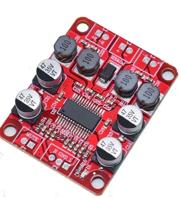 

Усилитель звука стерео 2x15W TPA3110 TPA3110D2 DC12V, Красный