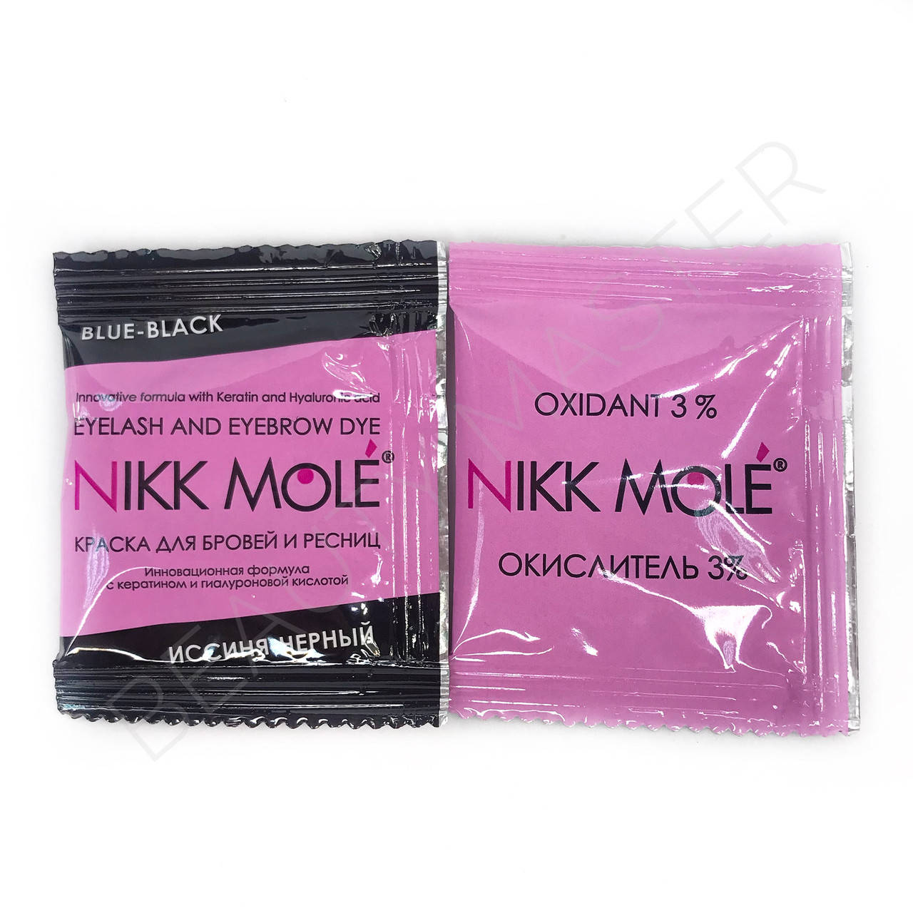 

NIKK MOLE САШЕ КРАСКА+ОКИСЛИТЕЛЬ ИССИНЯ-ЧЕРНАЯ ДЛЯ ДЛЯ БРОВЕЙ И РЕСНИЦ