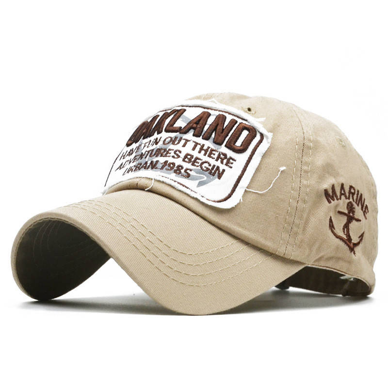 

Бейсболка мужская "OAKLAND" бежевая, Бежевый