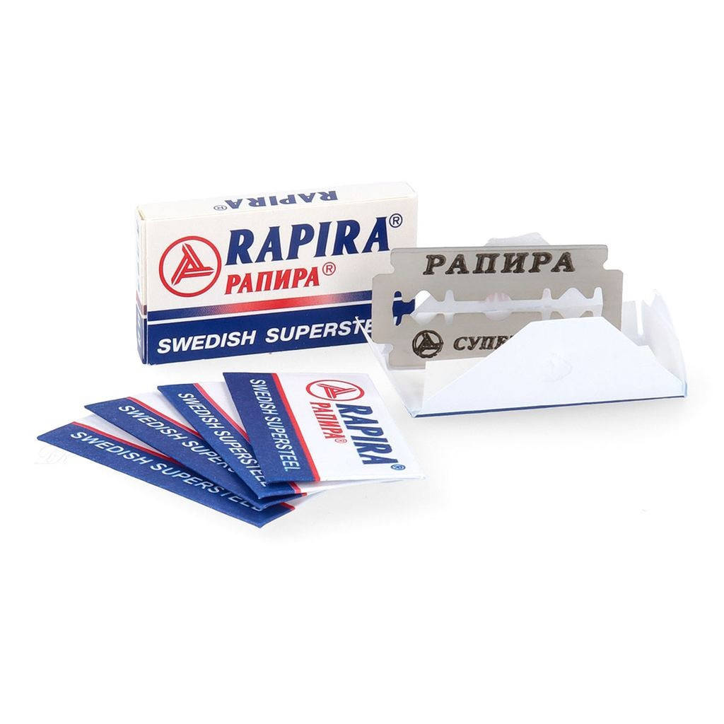 

Лезвия Rapira Swedish Supersteel Double Edge razor blades, 5 шт./уп.