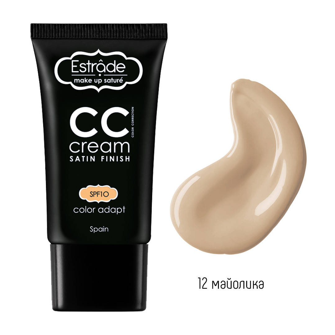 

Estrade Тональный крем СС cream satin finish 12 майолика