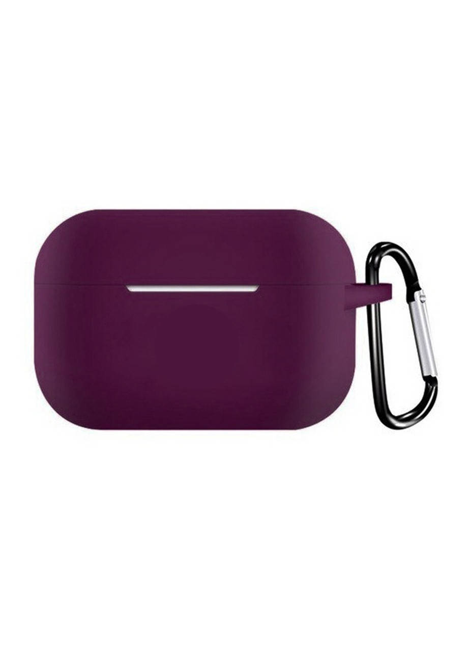 

Чехол ARM силиконовый с карабином для AirPods Pro Marsala, Бордовый