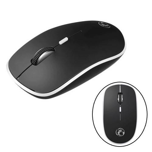 

Беспроводная мышь мышка тихая плоская 1600dpi iMice G-1600, черная