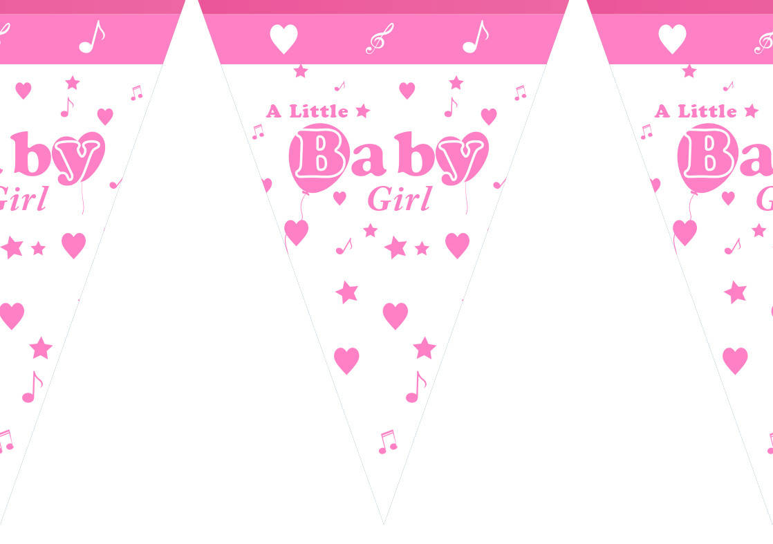 

Гирлянды бумажные " Baby Girl"