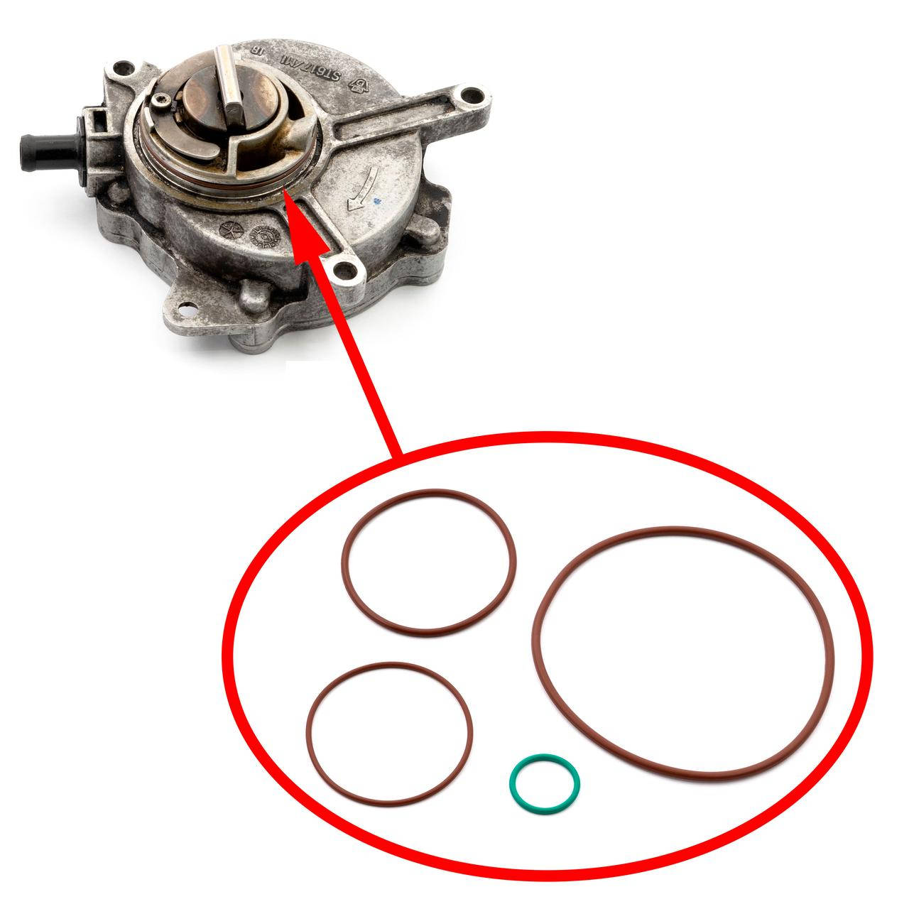 

Ремкомплект вакуумного насоса VW & AUDI 2.0 TFSI 06D145100H и 06D145100E