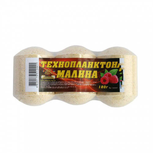 

Прикорм 3K Baits Технопланктон Малина 180г