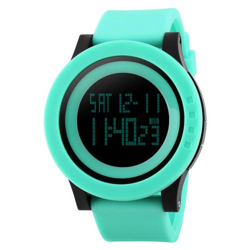 

Оригинальные Мужские и Женские наручные часы Скмеи Skmei 1142 Green-Чёрные Black