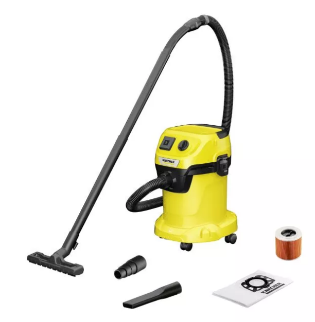 

Пылесос Karcher WD 3 P с розеткой