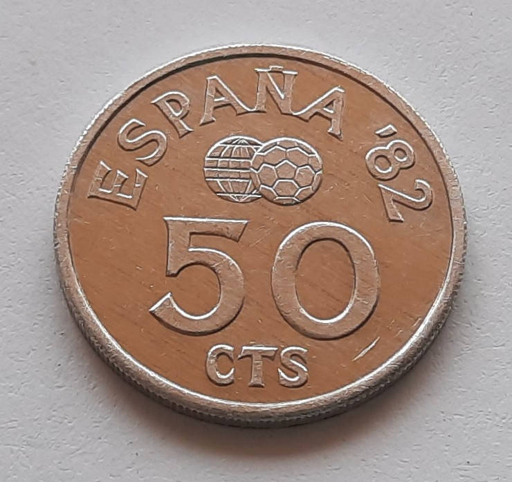 

Испания 50 сентимо 1980 - Чемпионат мира по футболу 1982, Испания