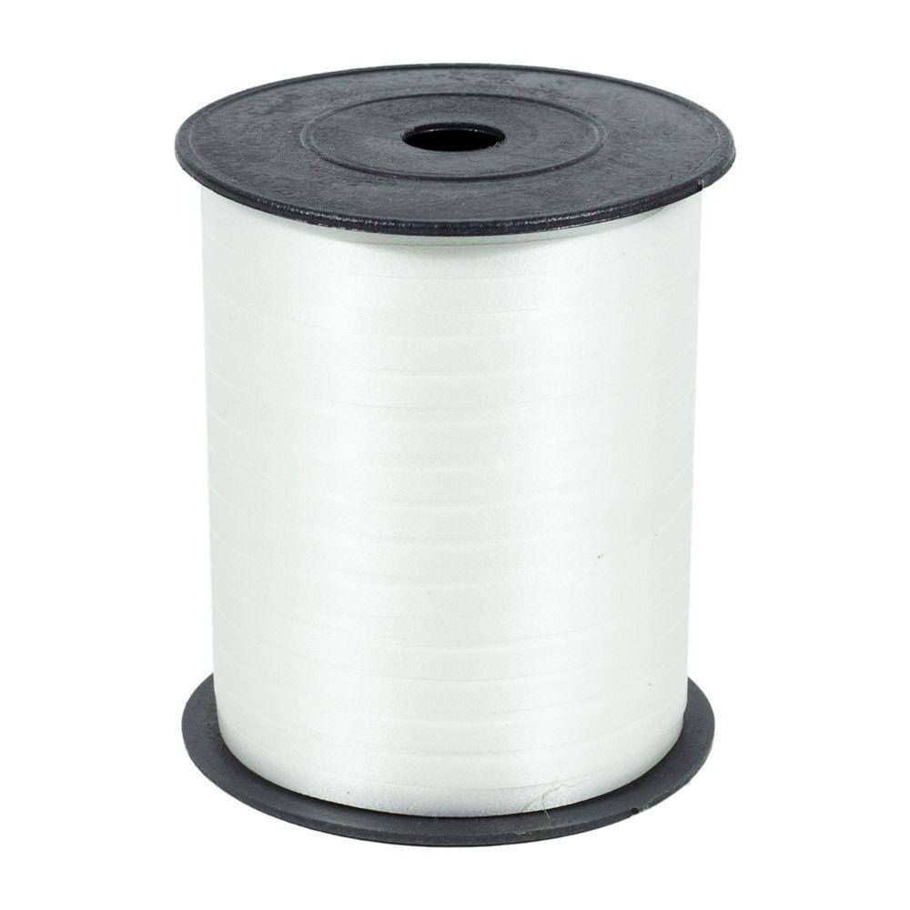 

Лента белая для букетов, подарков, шариков - 0.5cm, LP05200-2