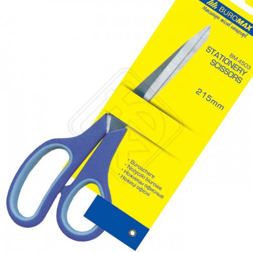 

НОЖНИЦЫ ОФИСНЫЕ BUROMAX BM.4503 (21,5 СМ)