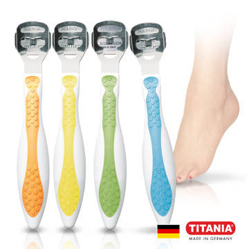 

Педикюрный станок из нержавеющей стали и пластиковой прорезиненной ручкой TITANIA art.3038В